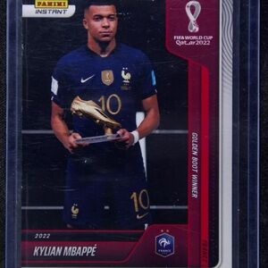 Kylian Mbappe 2022 Panini Instant FIFA World Cup Golden Boot #133